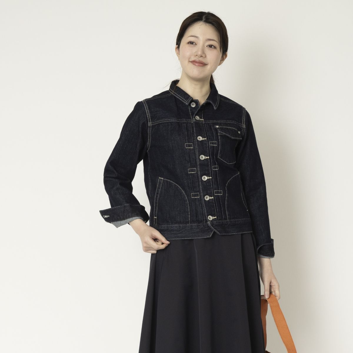 vent blanc/デニムジャケット